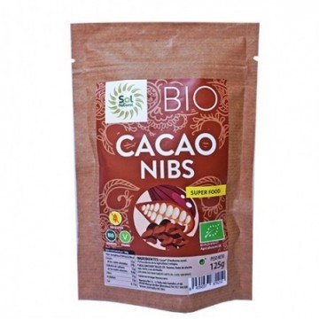 Cacao nibs ecológicos 125 g de Sol Natural - Ecoalimentaria