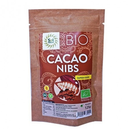 Cacau nibs ecològics 125 g de Sol Natural - Ecoalimentaria