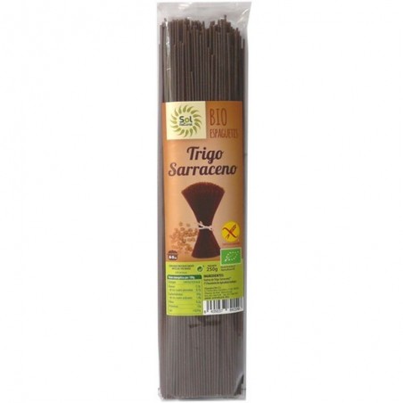Espagueti de trigo sarraceno bio 250 g de Sol Natural - Ecoalimentaria