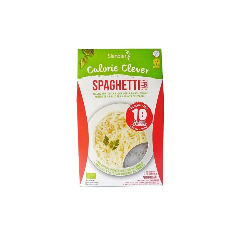 Espagueti de konjac ecológico 400 g de Slendier - Ecoalimentaria