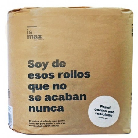 Papel cocina ecológico 2x40 m de Ismax - Ecoalimentaria