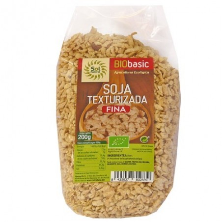 Soja texturizada fina ecológica 200 g de Sol Natural - Ecoalimentaria