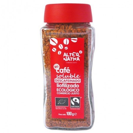 Cafè descafeïnat soluble bio 100 g de AlterNativa3 - Ecoalimentaria