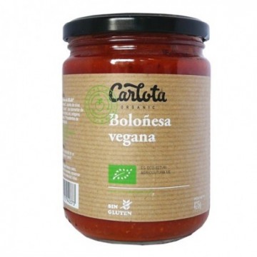 Boloñesa vegana ecológica 425 g de Carlota - Ecoalimentaria