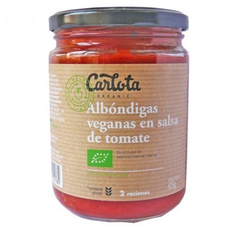 Albóndigas veganas ecológicas 425 g de Carloga - Ecoalimentaria
