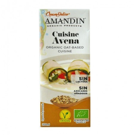 Cuisine avena ecológico 200 ml de Amandín - Ecoalimentaria