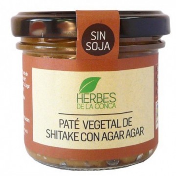 Paté de shiitake amb agar bio 110g Herbes de la Conca - Ecoalimentaria