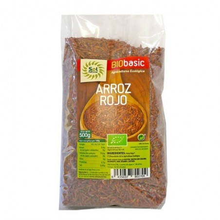 Arròs vermell ecològic 500 g de Sol Natural - Ecoalimentaria