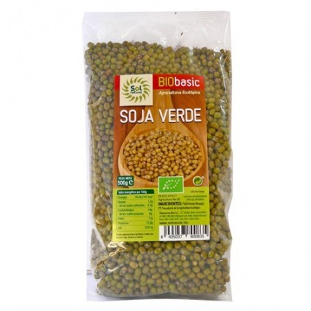 Soja verda ecològica 500 g de Sol Natural - Ecoalimentaria