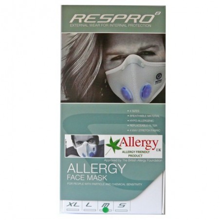 Màscara Allergy blava talla L de Respro - Ecoalimentaria