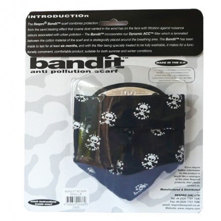 Bufanda Bandit skull de Respro - Ecoalimentaria