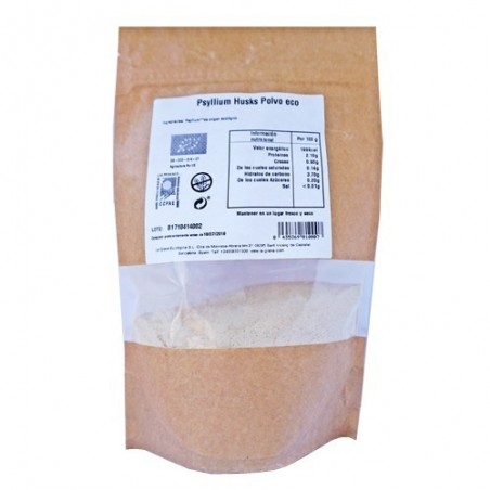 Psyllium Husks en polvo ecológico 300 g Gluten Zero - Ecoalimentaria