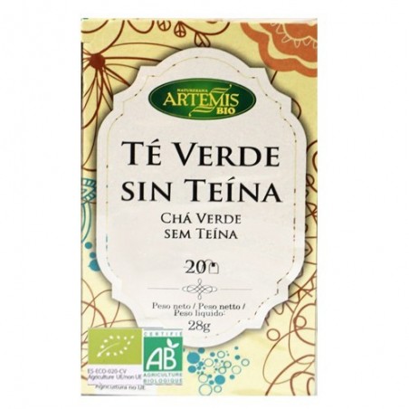 Te verd sense teïna ecològic 20 sobres d'Artemis - Ecoalimentaria