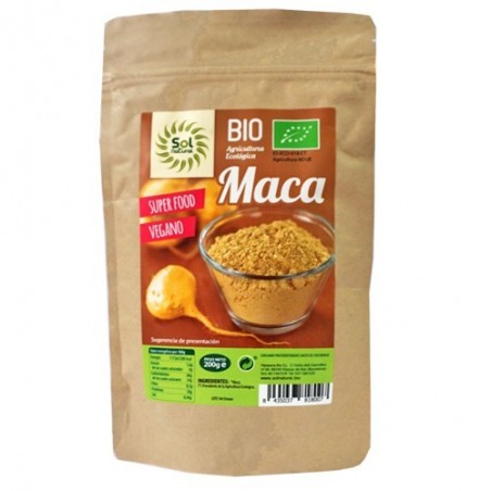 Maca bio 200 g de Sol Natural - Ecoalimentaria