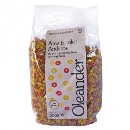 Aros tricolor andinos ecológicos 500 g de Oleander - Ecoalimentaria