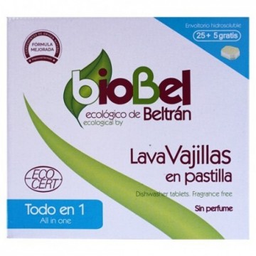 Lavavajillas en pastilla bioBel ecológico 30x Beltrán - Ecoalimentaria