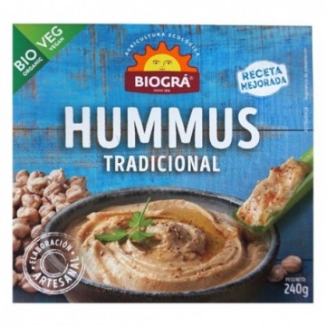 Hummus tradicional ecológico 240 g de Biográ - Ecoalimentaria