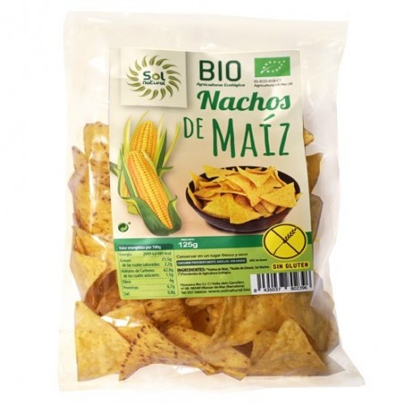 Nachos de maíz ecológicos 125 g de Sol Natural - Ecoalimentaria