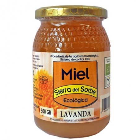 Miel de lavanda ecológica 500 g de Sierra del Sorbe - Ecoalimentaria