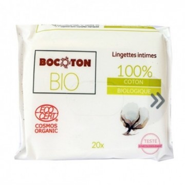 Tovalloletes íntimes ecològiques 20x de Bocoton - Ecoalimentaria