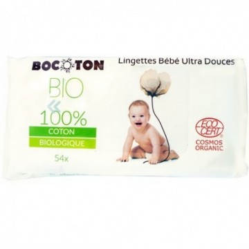 Toallitas bebé ecológicas 54x de Bocoton - Ecoalimentaria