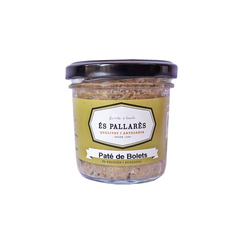 Paté de setas ecológico 100 g de És Pallarès - Ecoalimentaria