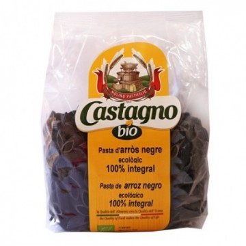 Macarrones de arroz negro ecológicos 250 g Castagno - Ecoalimentaria