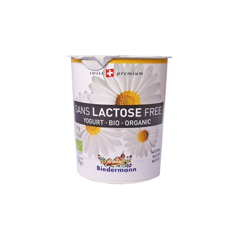 Yogur natural s/lactosa bio 200 g Molkerei Biedermann - Ecoalimentaria
