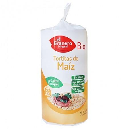 Tortitas de maíz ecológicas 130 g de El Granero - Ecoalimentaria