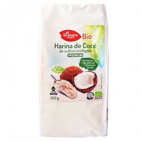 Farina de coco ecològica 500 g d'El Granero Integral - Ecoalimentaria