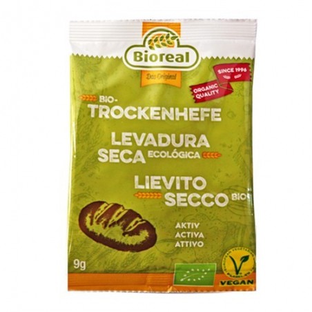 Levadura para pan ecológica 9 g de Bioreal - Ecoalimentaria