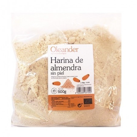 Harina de almendra ecológica 500 g de Oleander - Ecoalimentaria
