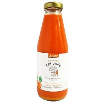 Suc de pastanaga ecològic 500 ml de Cal Valls - Ecoalimentaria