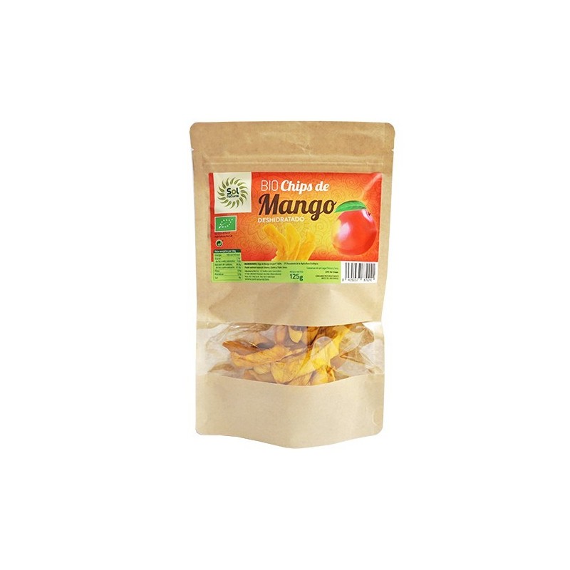 Chips de mango ecológico 125 g de Sol Natural - Ecoalimentaria