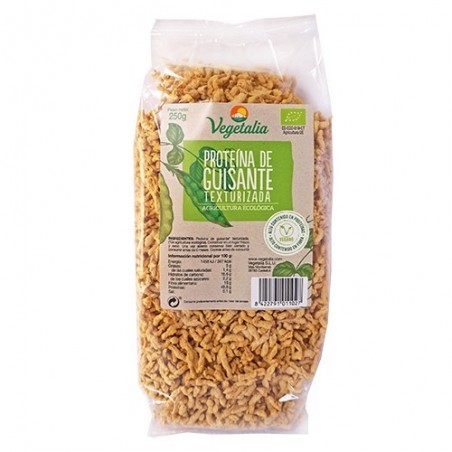 Proteïna de pèsol texturitzada bio 250 g Vegetalia - Ecoalimentaria