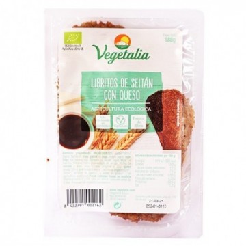 Libritos de seitán con queso bio 180 g de Vegetalia - Ecoalimentaria