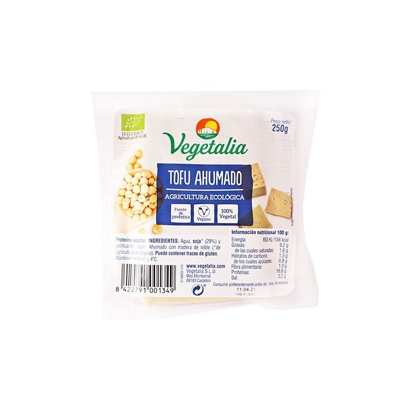 Tofu ahumado ecológico 250 g de Vegetalia - Ecoalimentaria