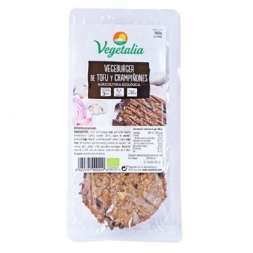 Vegeburger tofu i xampinyons ecològic 160 g Vegetalia - Ecoalimentaria