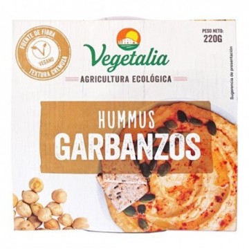Hummus garbanzos ecológico 220 g de Vegetalia - Ecoalimentaria