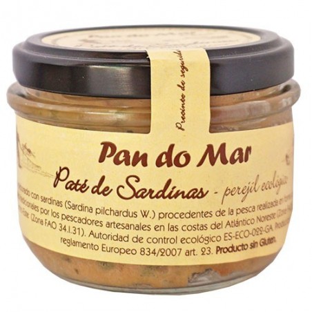 Paté de sardina ecológico 125 g de Pan do Mar - Ecoalimentaria