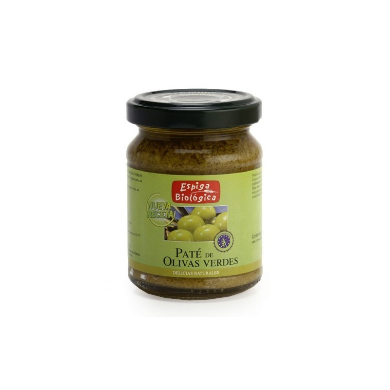 Paté d’olives verdes ecològic 120 g Espiga Biológica - Ecoalimentaria