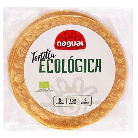 Tortilla de maíz ecológica 150 g de Nagual - Ecoalimentaria