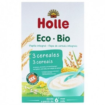 Papilla de 3 cereales ecológica 250 g de Holle - Ecoalimentaria