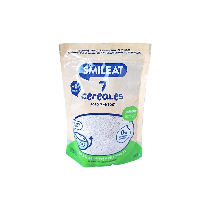 Farinetes de 7 cereals ecològiques 200 g de Smileat - Ecoalimentaria