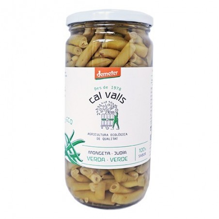 Mongeta verda ecològica 660 g de Cal Valls - Ecoalimentaria
