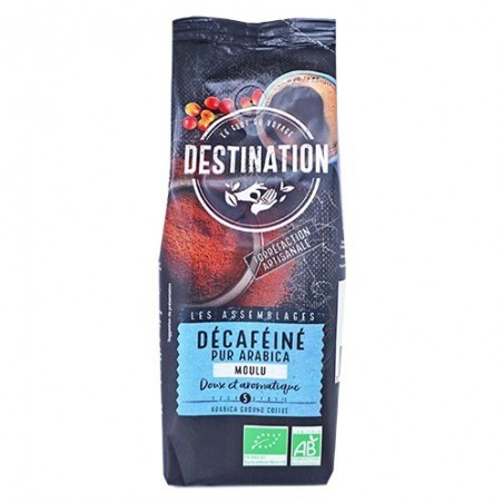 Cafè molt descafeïnat ecològic 250 g de Destination - Ecoalimentaria
