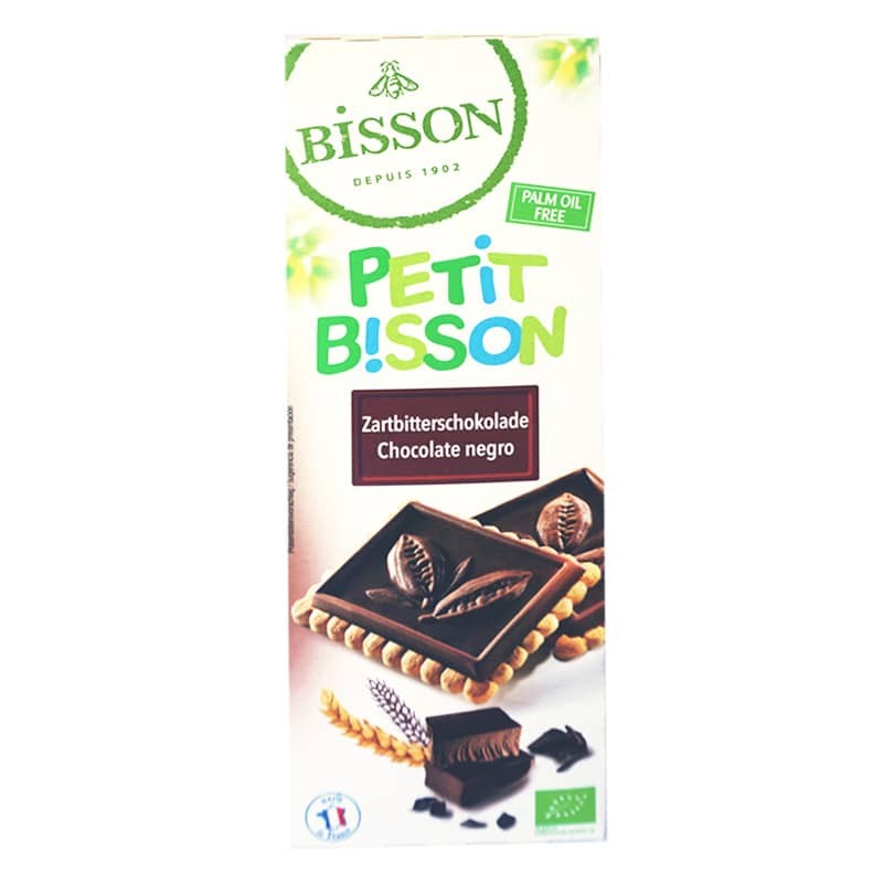 Galleta Petit Bisson chocolate negro bio 150 g Bisson - Ecoalimentaria