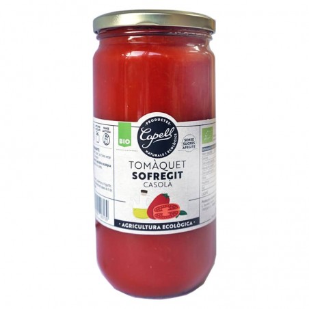 Tomàquet sofregit ecològic 700 g de Capell - Ecoalimentaria