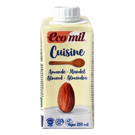 Cuisine almendra ecológica 200 ml de Ecomil - Ecoalimentaria