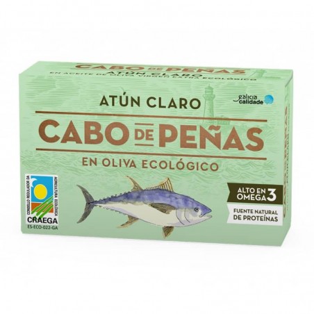 Tonyina en oli d’oliva ecològica 120 ml Cabo de Peñas - Ecoalimentaria